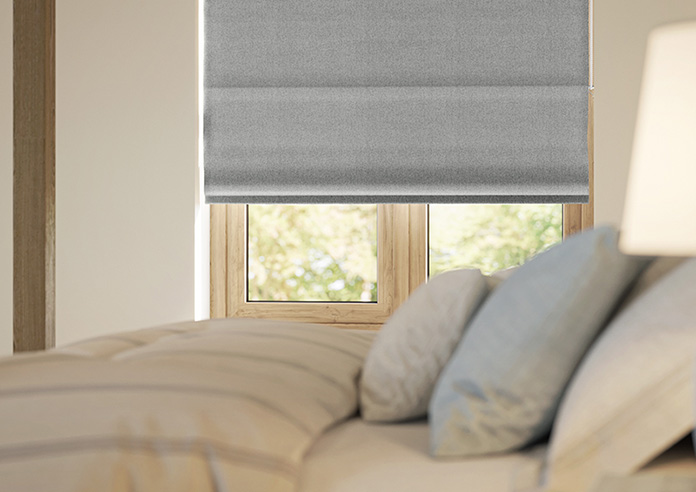Roslin (Blackout), Lunar Grey - Roman Blind - Image 5